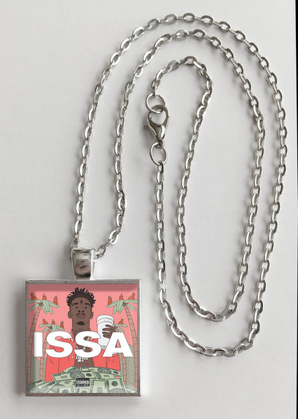 21 Savage - Issa Album - Album Cover Art Pendant Necklace - Hollee