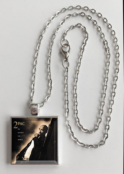 2Pac - Me Against the World - Album Cover Art Pendant Necklace