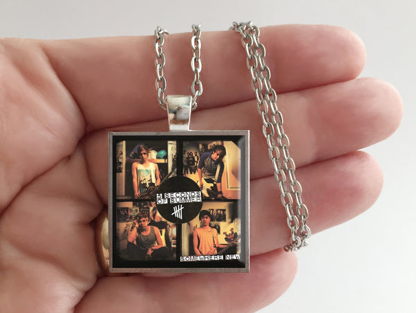5 Seconds of Summer - Somewhere New - Album Cover Art Pendant Necklace - Hollee