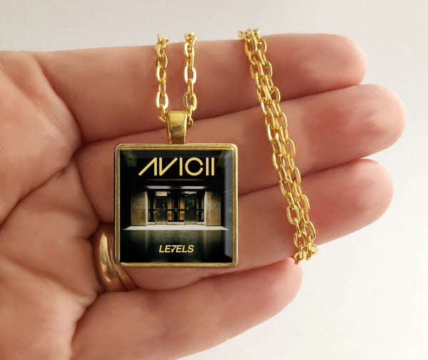 Avicii - Levels - Album Cover Art Pendant Necklace - Hollee