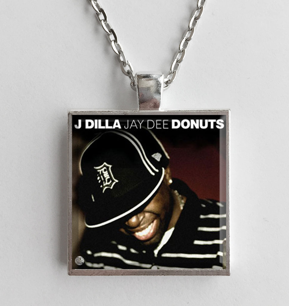 J Dilla - Donuts - Album Cover Art Pendant Necklace