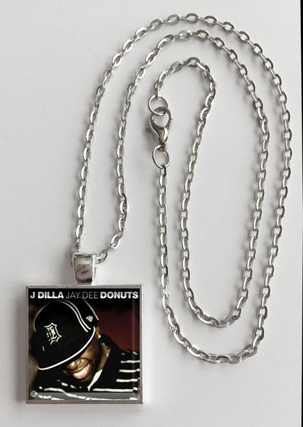 J Dilla - Donuts - Album Cover Art Pendant Necklace
