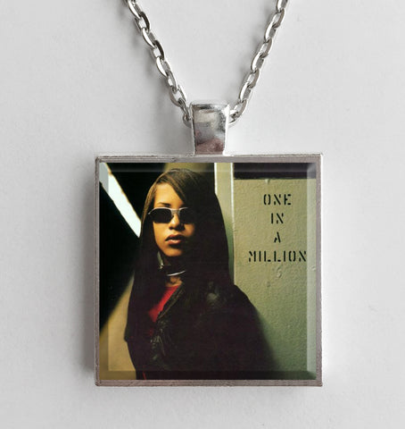 Aaliyah - One in a Million - Album Cover Art Pendant Necklace