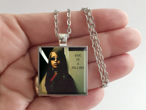 Aaliyah - One in a Million - Album Cover Art Pendant Necklace