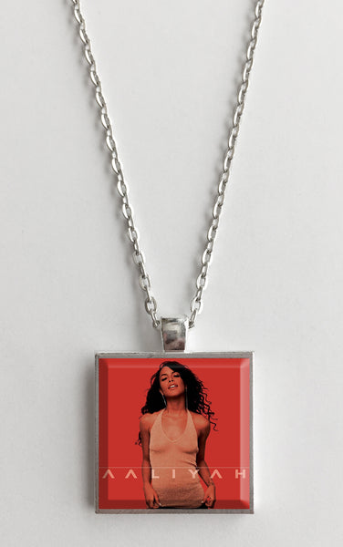 Aaliyah - Self Titled- Album Cover Art Pendant Necklace