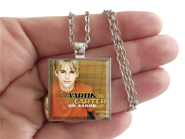 Aaron Carter - Oh Aaron - Album Cover Art Pendant Necklace