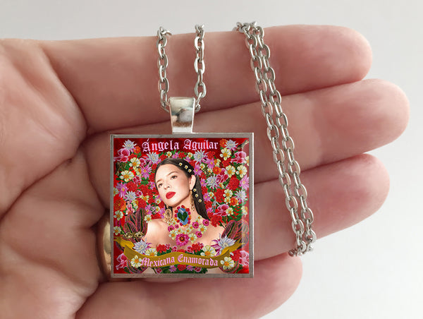Angela Aguilar - Mexicana Enamorada - Album Cover Art Pendant Necklace