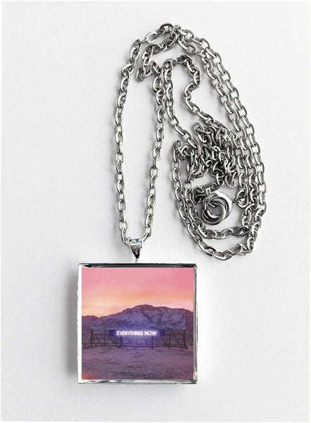 Arcade Fire - Everything Now - Album Cover Art Pendant Necklace - Hollee