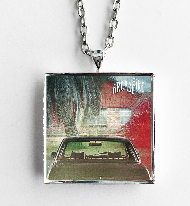 Arcade Fire - The Suburbs - Album Cover Art Pendant Necklace - Hollee