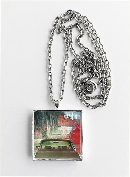 Arcade Fire - The Suburbs - Album Cover Art Pendant Necklace - Hollee