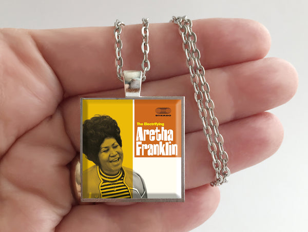 Aretha Franklin - The Electrifying - Album Cover Art Pendant Necklace - Hollee