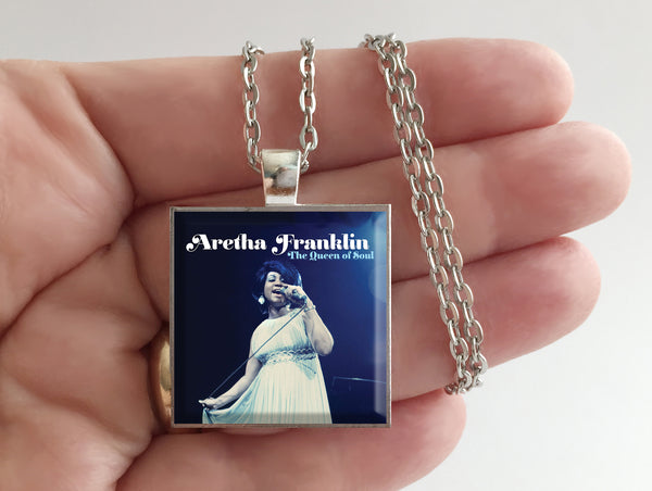 Aretha Franklin - Queen of Soul - Album Cover Art Pendant Necklace - Hollee