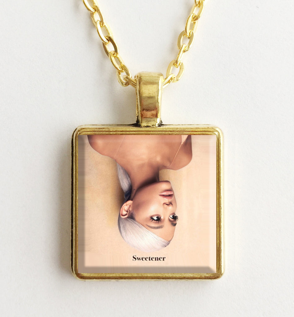 Ariana Grande - Sweetener - Album Cover Art Pendant Necklace (Gold) - Hollee