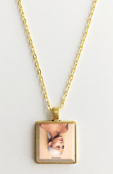 Ariana Grande - Sweetener - Album Cover Art Pendant Necklace (Gold) - Hollee