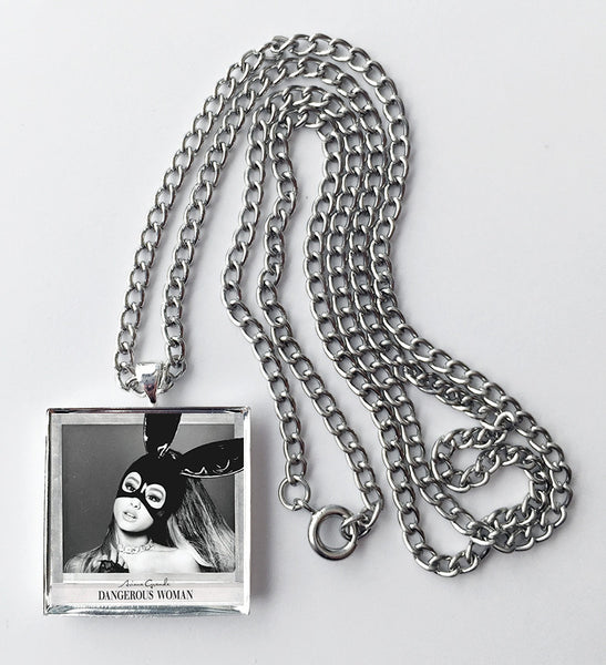 Ariana Grande - Dangerous Woman - Album Cover Art Pendant Necklace - Hollee