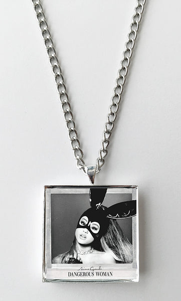 Ariana Grande - Dangerous Woman - Album Cover Art Pendant Necklace - Hollee