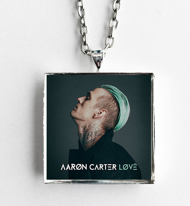 Aaron Carter - Love - Album Cover Art Pendant Necklace - Hollee