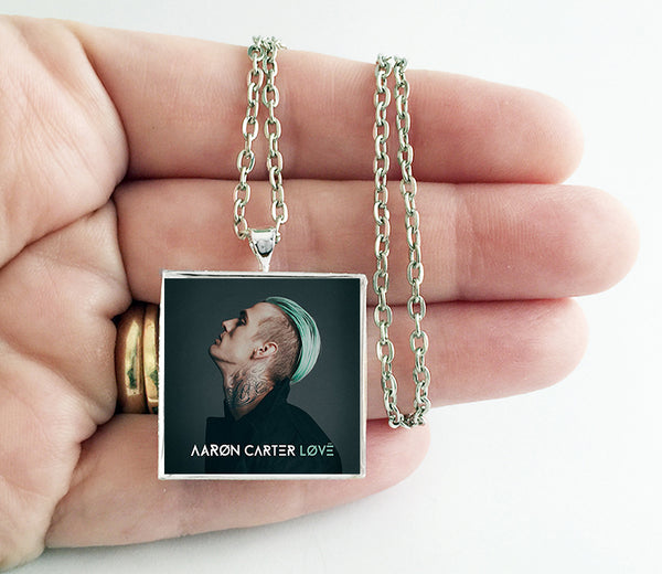 Aaron Carter - Love - Album Cover Art Pendant Necklace - Hollee