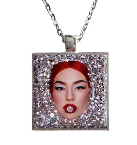 Ava Max - Diamonds & Dancefloors - Album Cover Art Pendant Necklace