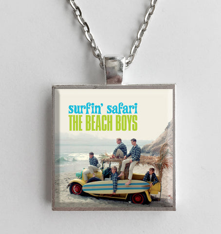 The Beach Boys - Surfin' Safari - Album Cover Art Pendant Necklace - Hollee