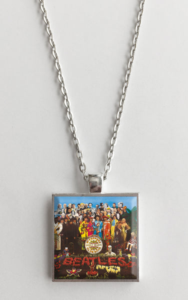 The Beatles - Sgt. Pepper's Lonely Hearts Club Band - Album Cover Art Pendant Necklace - Hollee