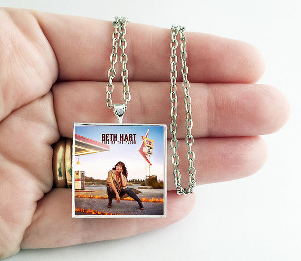 Beth Hart - Fire on the Floor - Album Cover Art Pendant Necklace - Hollee