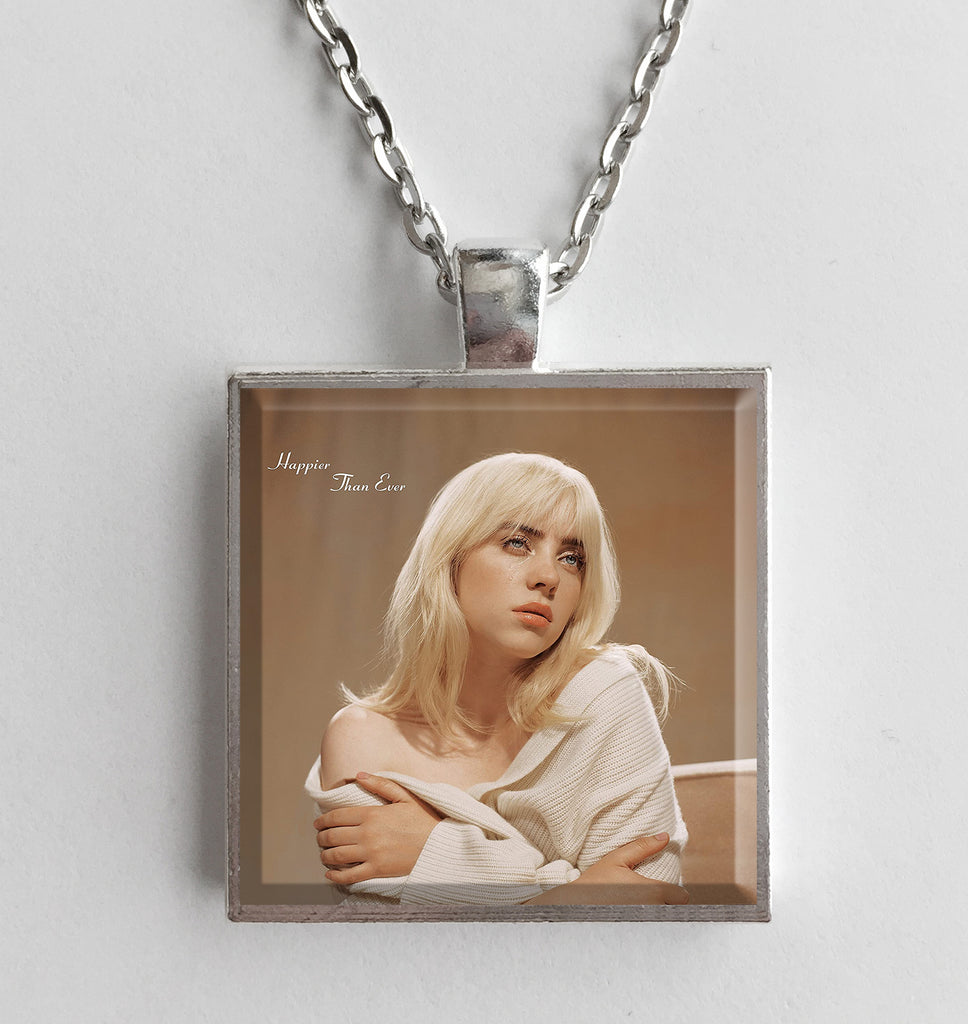 Billie Eilish - Happier Than Ever  - Album Cover Art Pendant Necklace