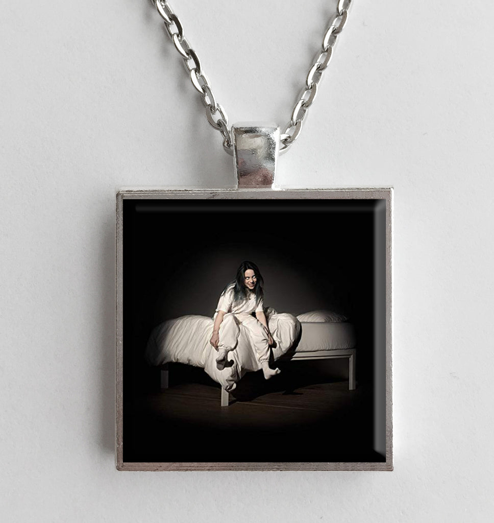 Billie Eilish - When We All Fall Asleep, Where Do We Go?  - Album Cover Art Pendant Necklace - Hollee