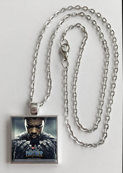 Black Panther - Chadwick Boseman - Album Cover Art Pendant Necklace