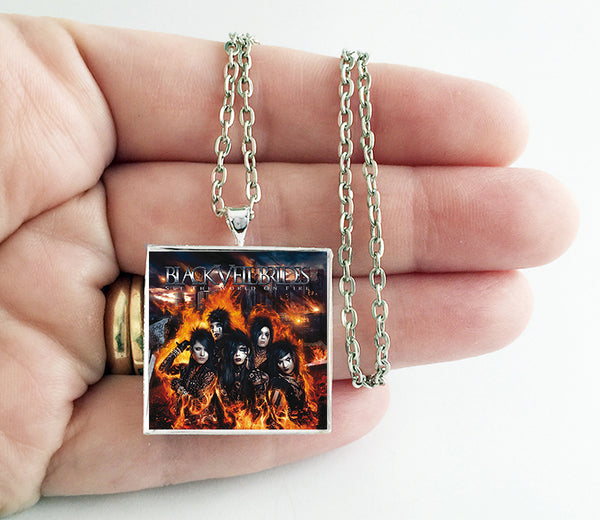 Black Veil Brides - Set the World on Fire - Album Cover Art Pendant Necklace - Hollee