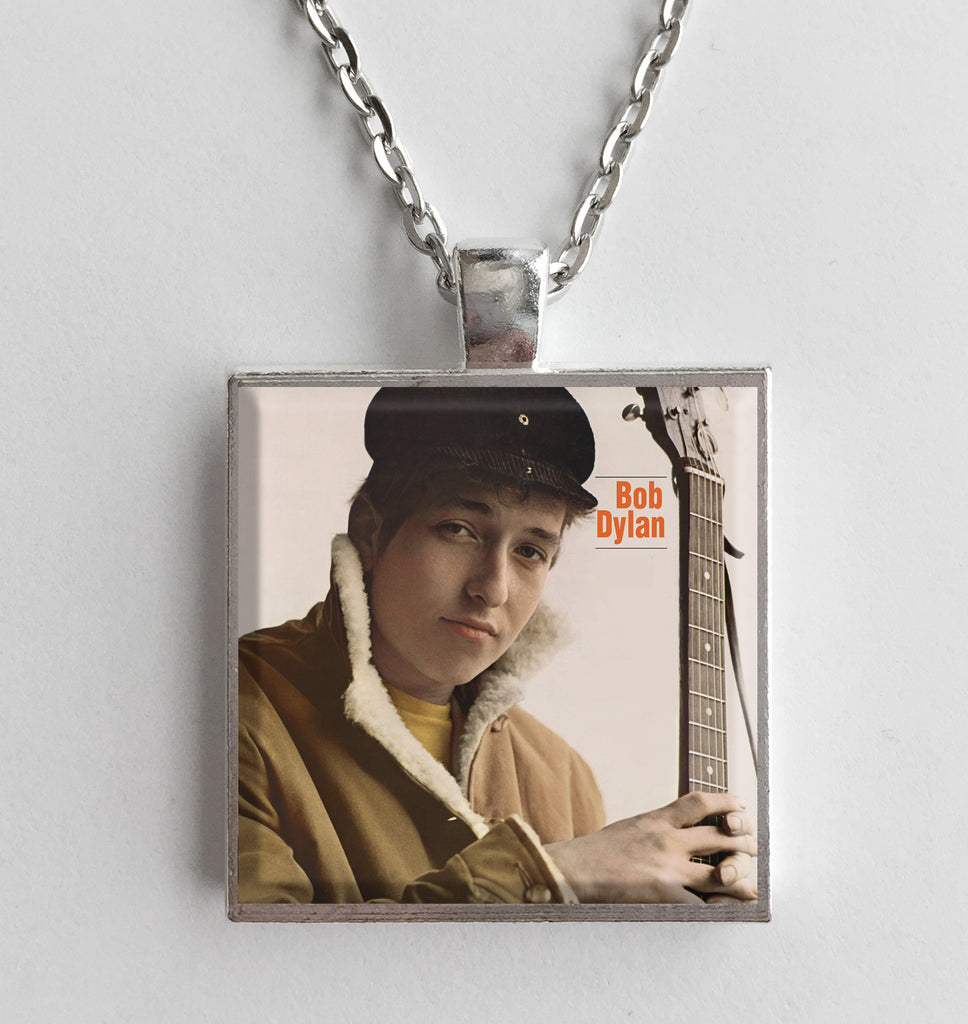 Bob Dylan - Self Titled - Album Cover Art Pendant Necklace - Hollee