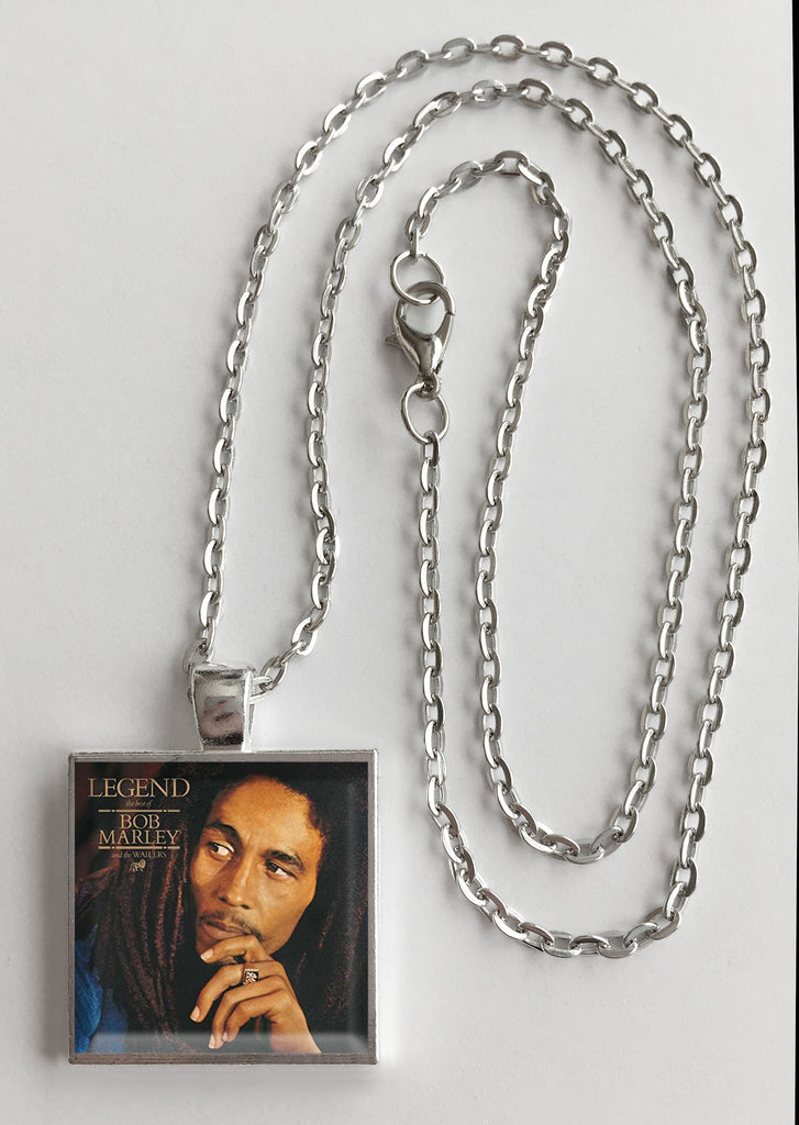 WOOD FELLAS Fashion Jewelry Trendy Necklace with Bob Marley Colorful Pendant