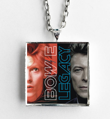 David Bowie - Legacy - Album Cover Art Pendant Necklace - Hollee