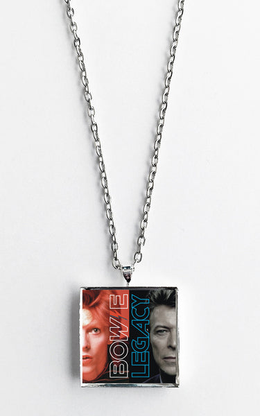 David Bowie - Legacy - Album Cover Art Pendant Necklace - Hollee