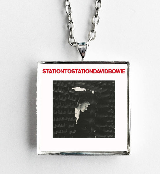 David Bowie - Station to Station - Album Cover Art Pendant Necklace - Hollee