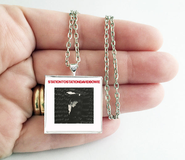 David Bowie - Station to Station - Album Cover Art Pendant Necklace - Hollee