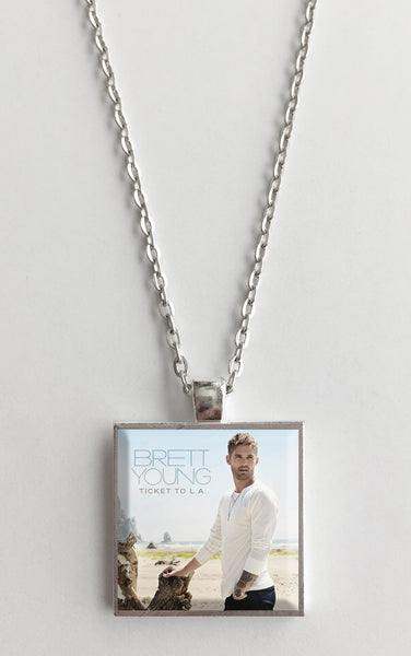 Brett Young - Ticket to L.A. - Album Cover Art Pendant Necklace - Hollee