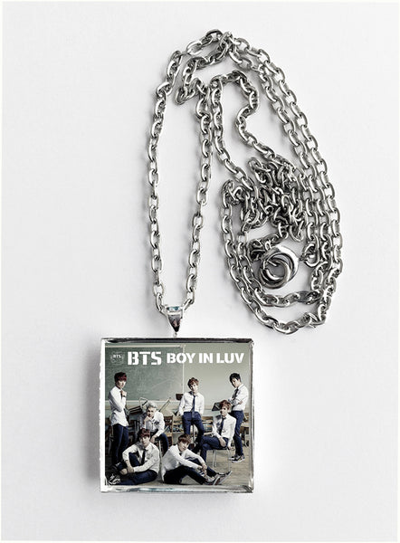 BTS Bangtan Boys - Boy in Luv (v2) - Album Cover Art Pendant Necklace - Hollee