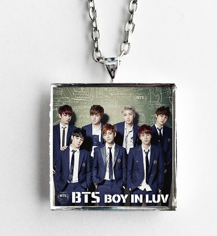 BTS Bangtan Boys - Boy in Luv (v1) - Album Cover Art Pendant Necklace - Hollee