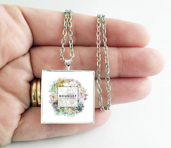 The Chainsmokers - Bouquet - Album Cover Art Pendant Necklace - Hollee