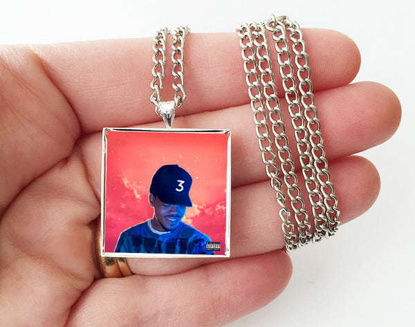 Chance the Rapper - Coloring Book - Album Cover Art Pendant Necklace - Hollee