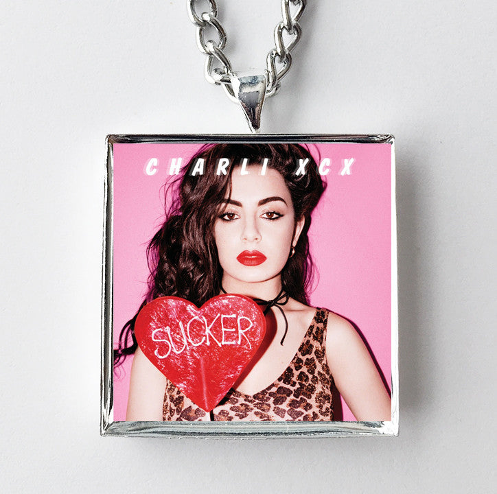 Charli XCX - Sucker - Album Cover Art Pendant Necklace - Hollee