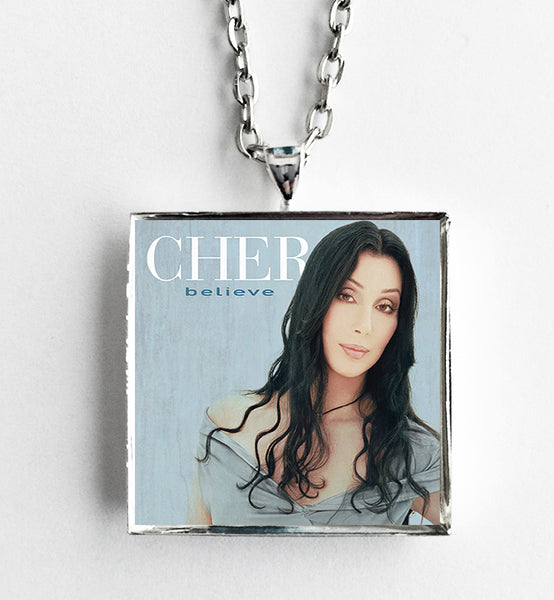 Cher - Believe - Album Cover Art Pendant Necklace - Hollee