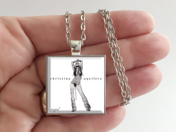 Christina Aguilera - Stripped - Album Cover Art Pendant Necklace - Hollee