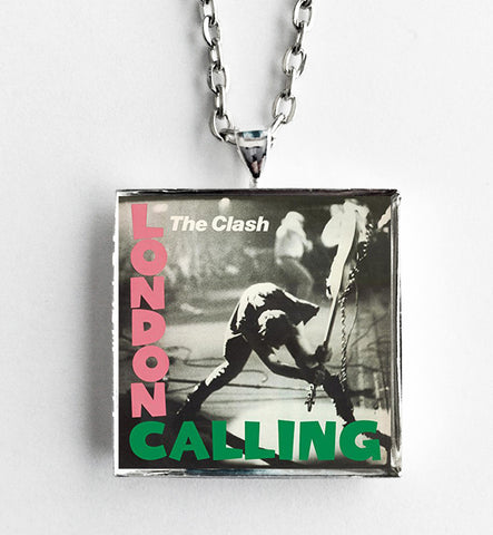 The Clash - London Calling - Album Cover Art Pendant Necklace - Hollee