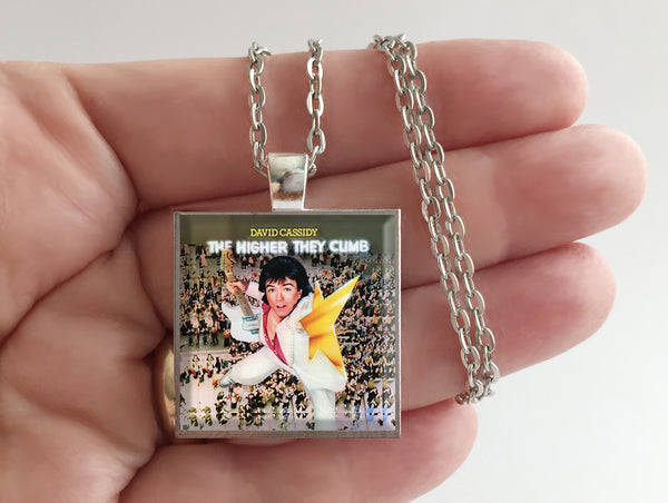 David Cassidy - The Higher They Climb - Album Cover Art Pendant Necklace - Hollee