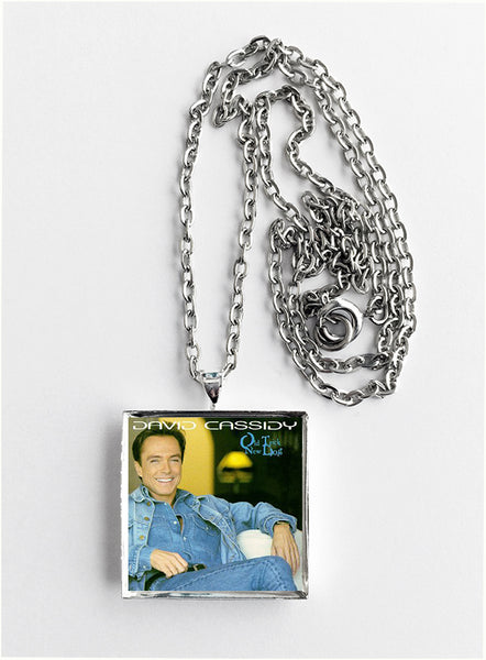 David Cassidy - New Dog Old Trick - Album Cover Art Pendant Necklace - Hollee