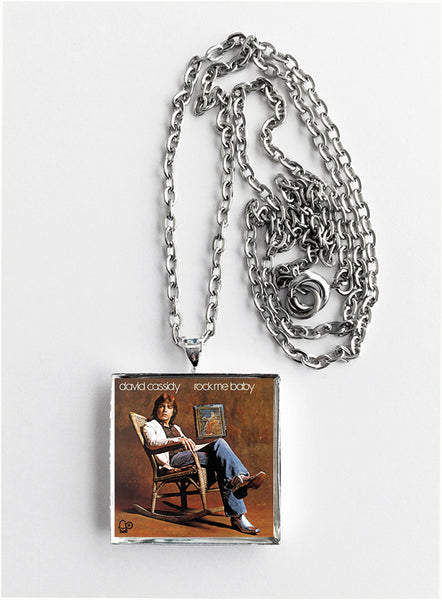David Cassidy - Rock Me Baby - Album Cover Art Pendant Necklace - Hollee