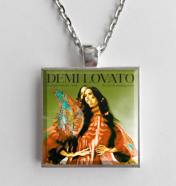 Demi Lovato - Dancing With The Devil… The Art of Starting Over - Album Cover Art Pendant Necklace