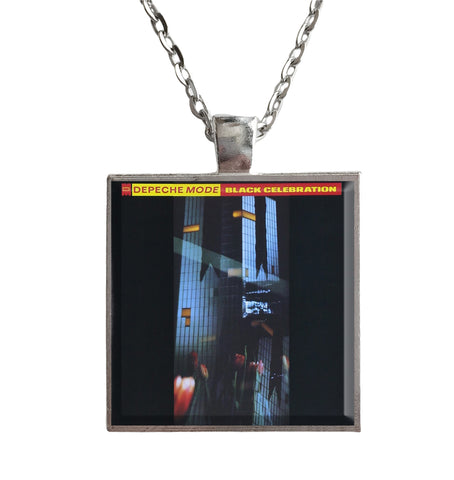 Depeche Mode - Black Celebration - Album Cover Art Pendant Necklace